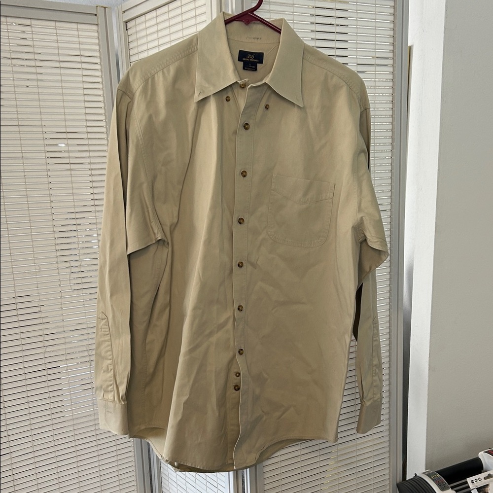 Brooks Brothers Light Tan Cotton Shirt